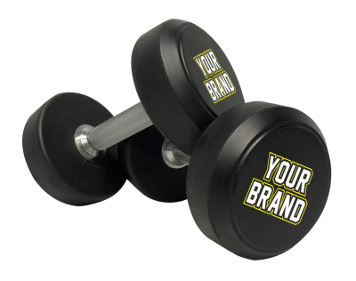 Your Brand Rubber Dumbbells